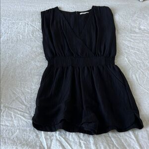 Z Supply cotton black romper